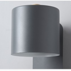 LED-Wandleuchte - moderner nordischer Stil - drehbarer Kopf - mit Schalter
