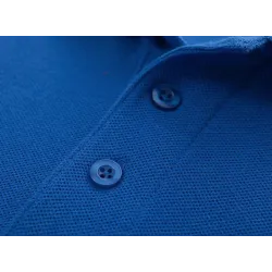 Stylisches Polo-T-Shirt - Langarm - Sticklogo - Baumwolle