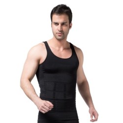 Schlankheits-T-Shirt für Herren - ärmellos - Body Shaper