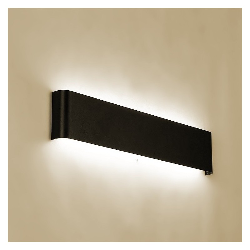 Moderne LED-Wandleuchte aus Aluminium