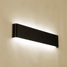 Moderne LED-Wandleuchte aus Aluminium