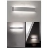 Moderne LED-Wandleuchte aus Aluminium