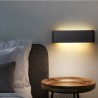 Moderne LED-Wandleuchte aus Aluminium