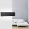 Moderne LED-Wandleuchte aus Aluminium