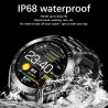 LIGE - Sport Smart Watch - Android - IOS - Herzfrequenz - Blutdruck - Wasserdicht
