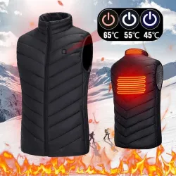 Elektrische Thermojacke - warme Daunenweste - USB-Heizung
