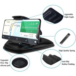 Universelle Autotelefonhalterung - Armaturenbrettständer - drehbar - klebrige Basis