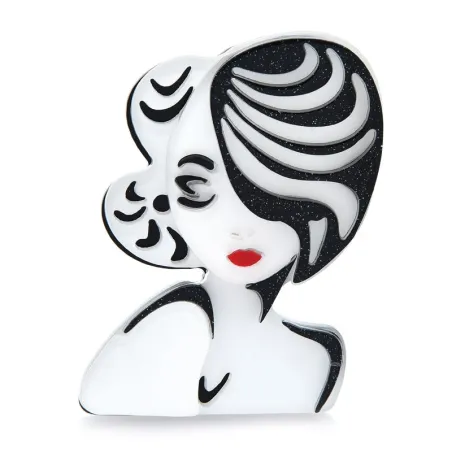 Monroe-Brosche aus Acryl