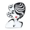 Monroe-Brosche aus Acryl