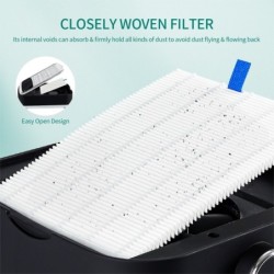 Drahtloser Nagelstaubsauger – starke Saugkraft – mit wiederverwendbarem Filter – 2000-mAh-Akku – 80 W
