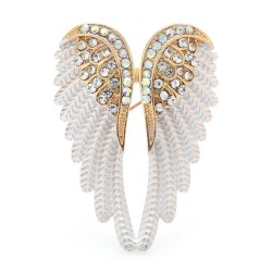 Crystal angel wings broochBrooches