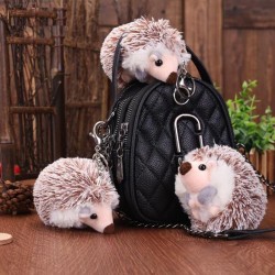 Igel-Schlüsselanhänger - Plüschbommel