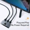 Baseus - 4K HD Switcher - bidirektionaler Adapter - Splitter - Konverter - für PS4 TV Box PC