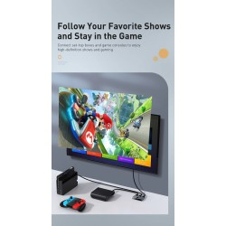 Baseus - 4K HD Switcher - bidirektionaler Adapter - Splitter - Konverter - für PS4 TV Box PC