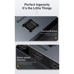 Baseus - 4K HD Switcher - bidirektionaler Adapter - Splitter - Konverter - für PS4 TV Box PC