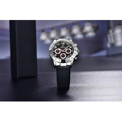 BENYAR - stainless steel watch - Quartz - chronograph - 30M waterproof - rubber strapWatches