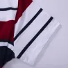 Gestreiftes Kleid mit kurzen Ärmeln - Midi