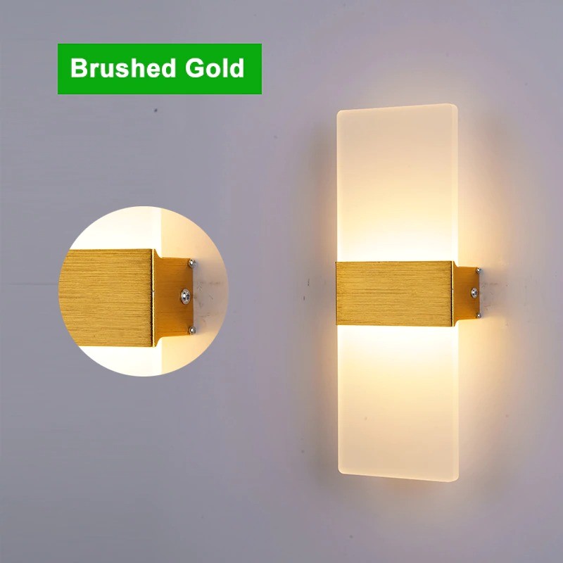 6W - 12W - LED-Wandleuchte aus Acryl