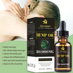 Bio-Hanfsamenöl - Angst / Stress / Schmerzlinderung - Schlafhilfe - Ganzkörpermassageöl