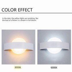 Moderne LED-Wandleuchte - quadratisch / rund - 4W