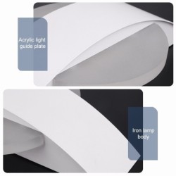 Moderne LED-Wandleuchte - quadratisch / rund - 4W