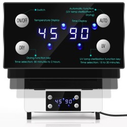 Sterilizer with ozone constant-temperature - UV function - 99% bacterial disinfection - 12LHumidifiers