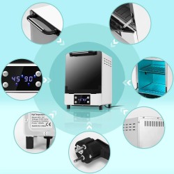 Sterilisator mit Ozon-Konstanttemperatur - UV-Funktion - 99 % bakterielle Desinfektion - 12 l