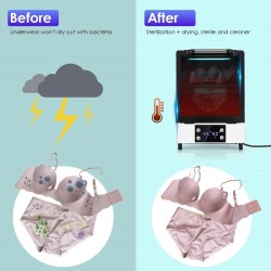 Sterilizer with ozone constant-temperature - UV function - 99% bacterial disinfection - 12LHumidifiers