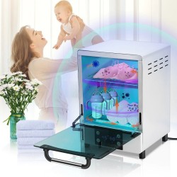 Sterilizer with ozone constant-temperature - UV function - 99% bacterial disinfection - 12LHumidifiers