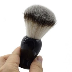 Professionelles Bartrasierset - Bürste - Edelstahlschüssel - mit Ständer