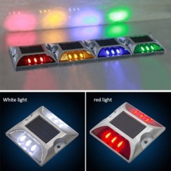 Solar-LED-Reflektor - Straßenlicht-Warnleuchte - Aluminium