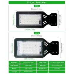 LED-Straßenlampe - IP65 wasserdicht - 50W - 100W - 220V