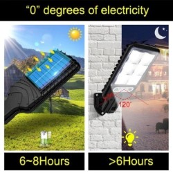 Solar street light - motion sensor - remote control - IP65 waterproof - LED - COBStreet lighting