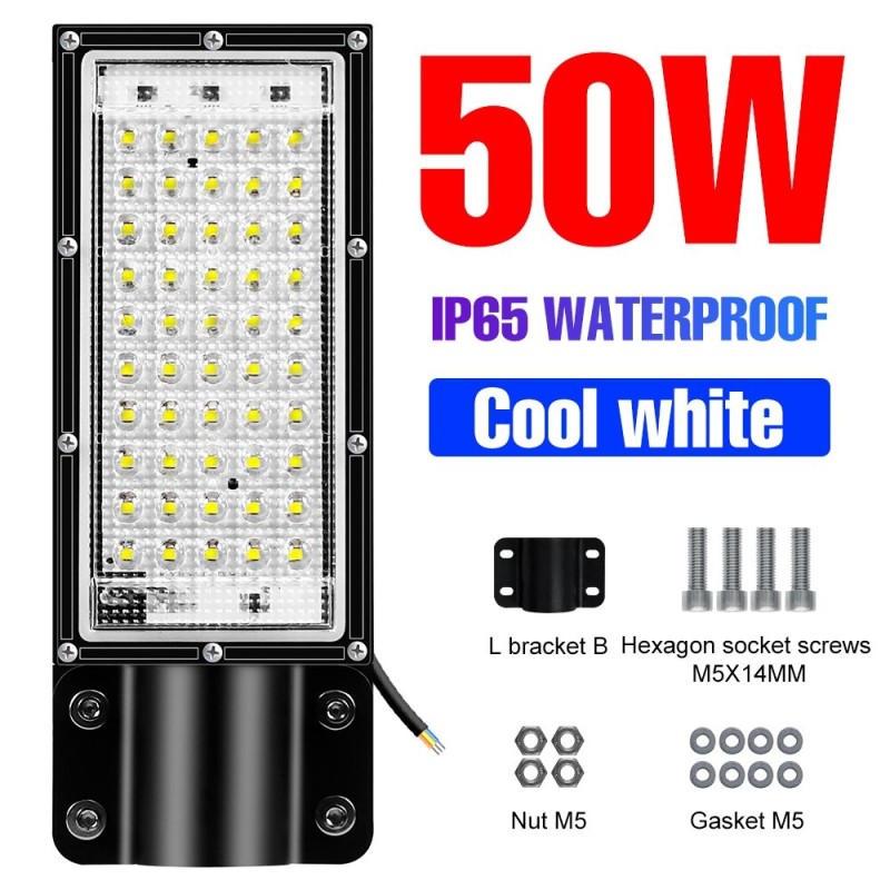 LED-Reflektor - Straßenlaterne - IP65 wasserdicht - 50W - 100W