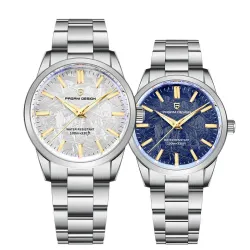 PAGANI DESIGN - Sport-Quarzuhr - Saphirglas - Edelstahl - 100 Meter wasserdicht
