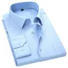 Klassisches Langarmhemd - einfarbig - Slim Fit