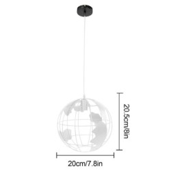 Moderne Deckenlampe aus Eisen - kugelförmig - 60W