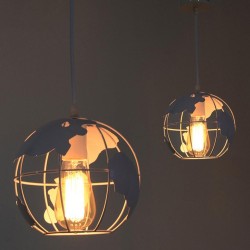 Moderne Deckenlampe aus Eisen - kugelförmig - 60W