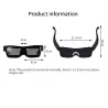 LED-Partybrille - App / manuelle Steuerung - USB - Bluetooth