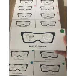 LED party glasses - App / manual control - USB - BluetoothParty
