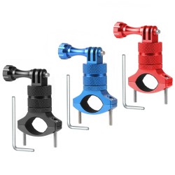 Bicycle / motorcycle handlebar mount - metal clamp - camera holder - 360 swivel - for GoPro camerasMounts