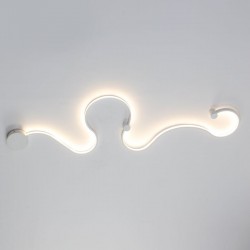 Moderne Wandleuchte - LED - RGB-Fernbedienung - S - W - Linienform