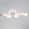 Moderne Wandleuchte - LED - RGB-Fernbedienung - S - W - Linienform