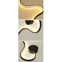 Modern wall lamp - LED - RGB remote - S - W - line shapeWall lights