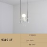 Modern ceiling lamp - sitting iron dollsCeiling lights