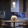 Modern ceiling lamp - sitting iron dollsCeiling lights