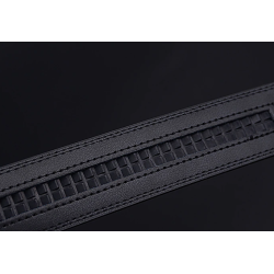 Eleganter Herrengürtel - automatische Metallschnalle - echtes Leder