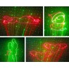 Buntes Bühnenlaserlicht - Musterprojektor - mit Fernbedienung - RG DMX