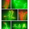 Buntes Bühnenlaserlicht - Musterprojektor - mit Fernbedienung - RG DMX