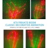 Buntes Bühnenlaserlicht - Musterprojektor - mit Fernbedienung - RG DMX